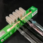 ⁦فرشاة مسواك الذكية الكلاسيكية للبالغين شكل كلاسيكي شفاف (اخضر)⁩ - الصورة ⁦5⁩