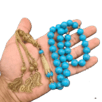 Rosario batu pirus dengan perak