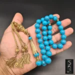 Rosario batu pirus dengan perak - Gambar 2