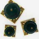 مخملی ساخت کے ساتھ سبز گنبد کی شکل - Image 4