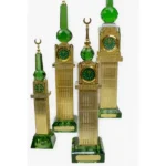 مجسم برج الساعة الزجاجي