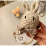 Wooden teething toy with a bell - Image 2