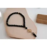 ⁦سبحة حجر كريم- الاوبسيديان⁩ - الصورة ⁦2⁩