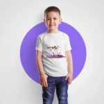 بچوں کی کاٹن کی ٹی شرٹ - ڈائیلاگ (سفید) - Image 2