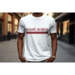 ⁦تيشيرت عصري تصميم السعودية قطن للكبار⁩ - الصورة ⁦2⁩