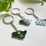 میٹل کنگڈم میپ کیچین - Image 3