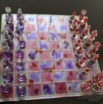 خشک گلاب کے ساتھ رال شطرنج - Image 13