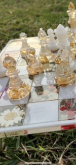 خشک گلاب کے ساتھ رال شطرنج - Image 14