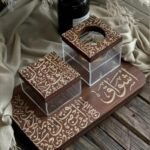 Set de brûleurs d'encens en bois avec nom personnalisé